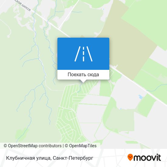 Карта Клубничная улица