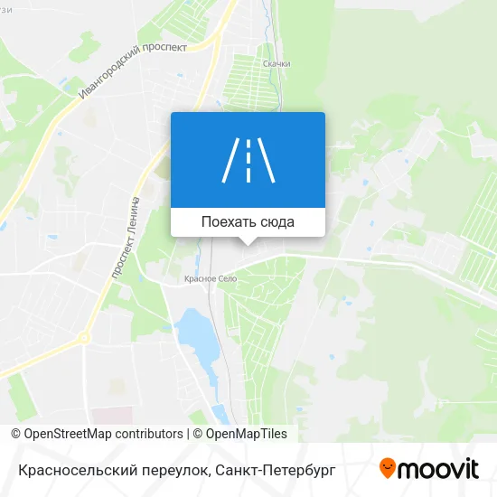 Карта Красносельский переулок