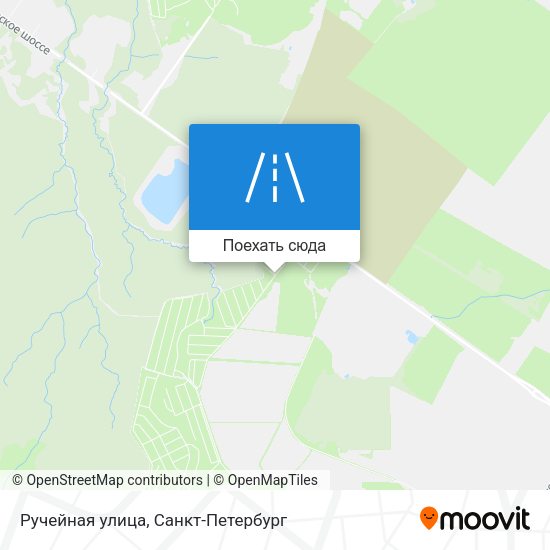 Карта Ручейная улица