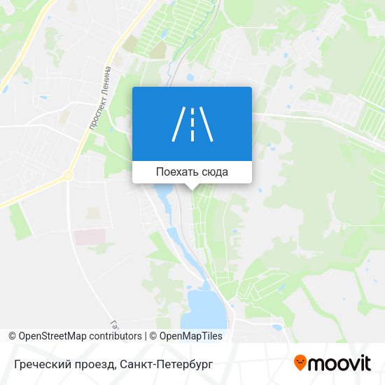 Карта Греческий проезд