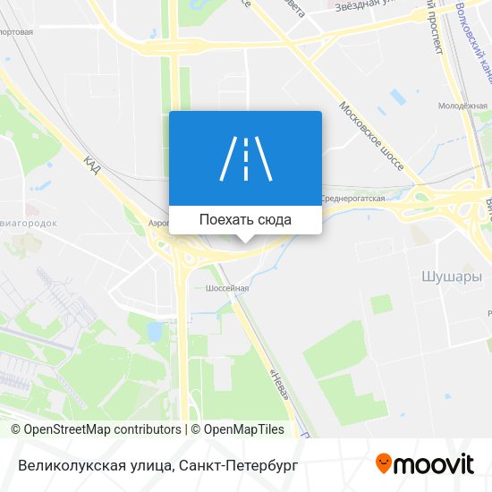 Карта Великолукская улица