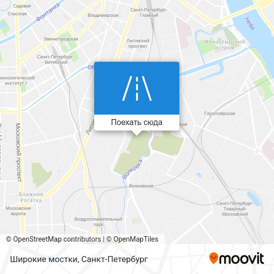 Карта Широкие мостки