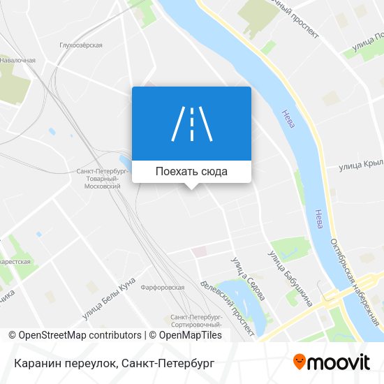 Карта Каранин переулок