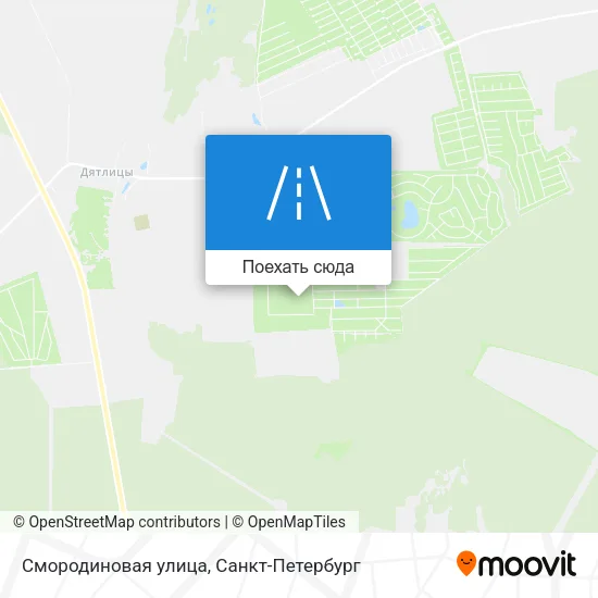 Карта Смородиновая улица