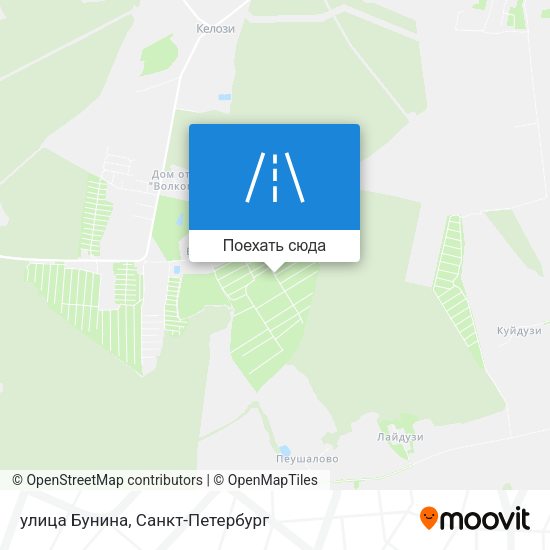 Карта улица Бунина