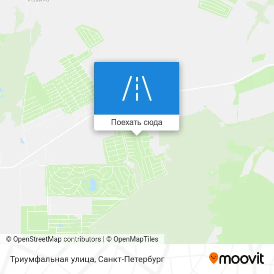 Карта Триумфальная улица