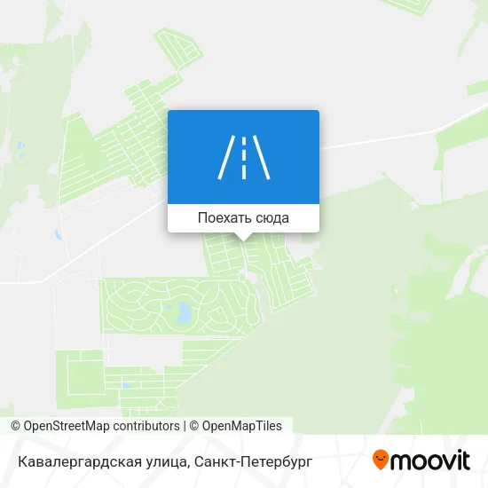 Карта Кавалергардская улица