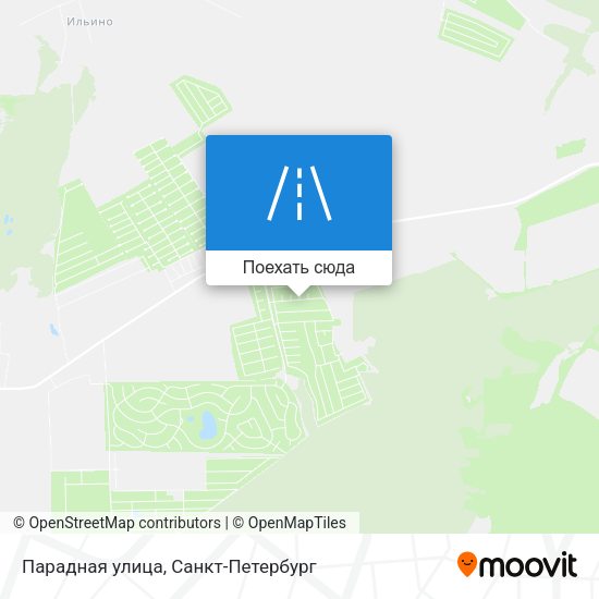 Карта Парадная улица
