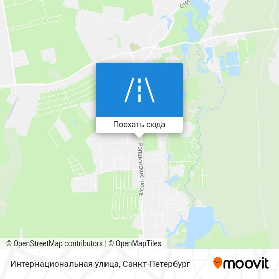 Карта Интернациональная улица