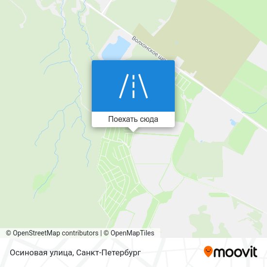 Карта Осиновая улица