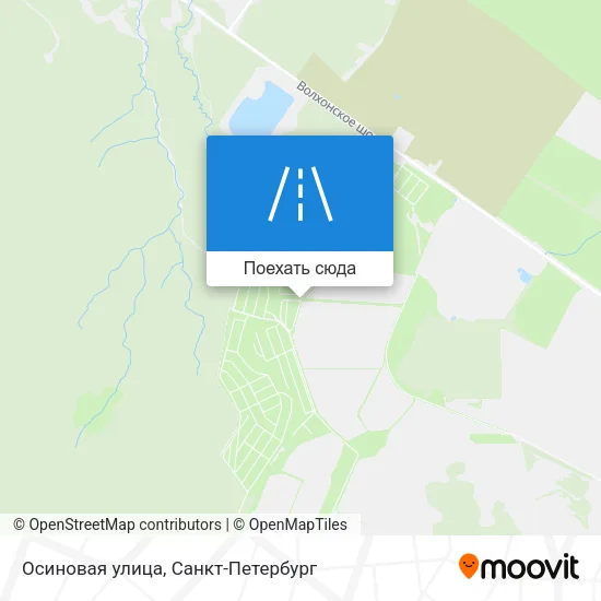 Карта Осиновая улица