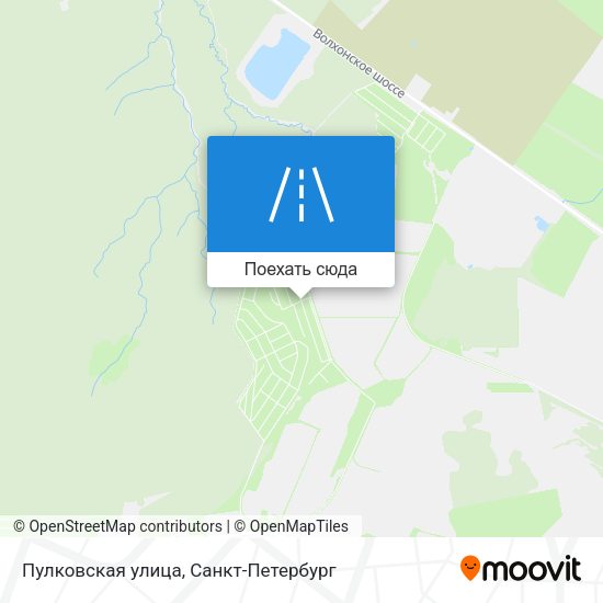 Карта Пулковская улица