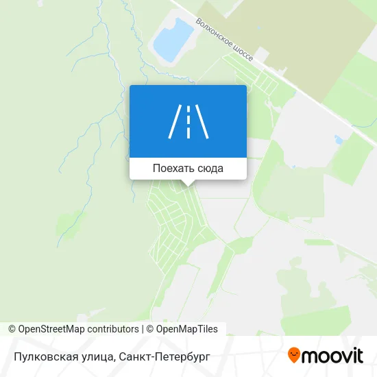 Карта Пулковская улица