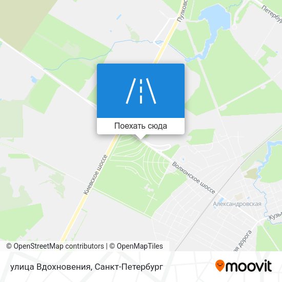 Карта улица Вдохновения