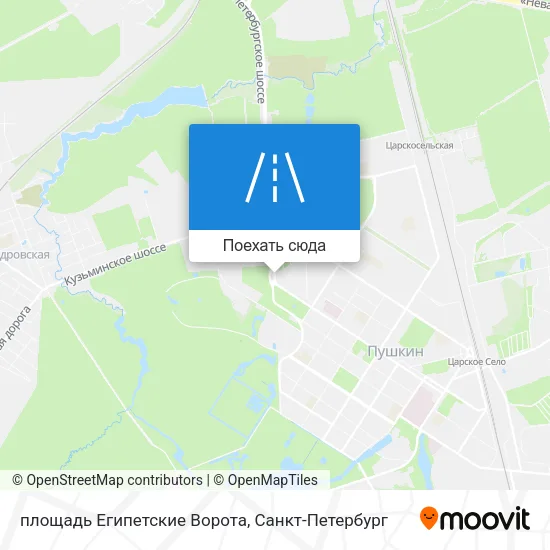 Карта площадь Египетские Ворота