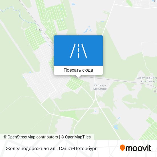 Карта Железнодорожная ал.