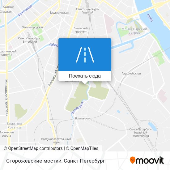 Карта Сторожевские мостки