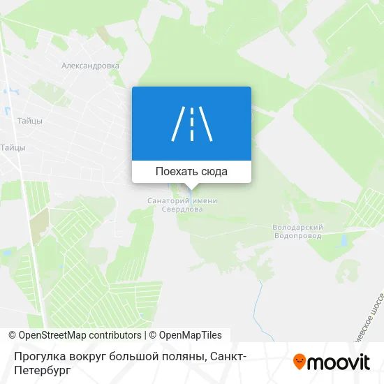 Карта Прогулка вокруг большой поляны