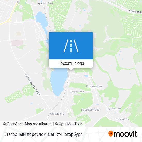 Карта Лагерный переулок