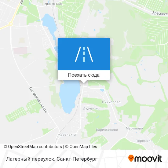 Карта Лагерный переулок