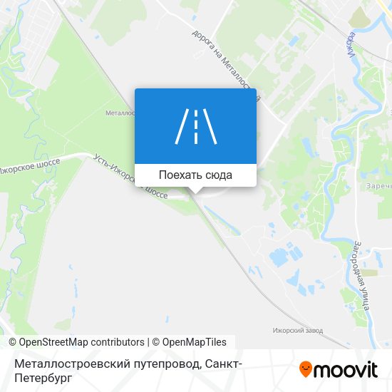 Карта Металлостроевский путепровод