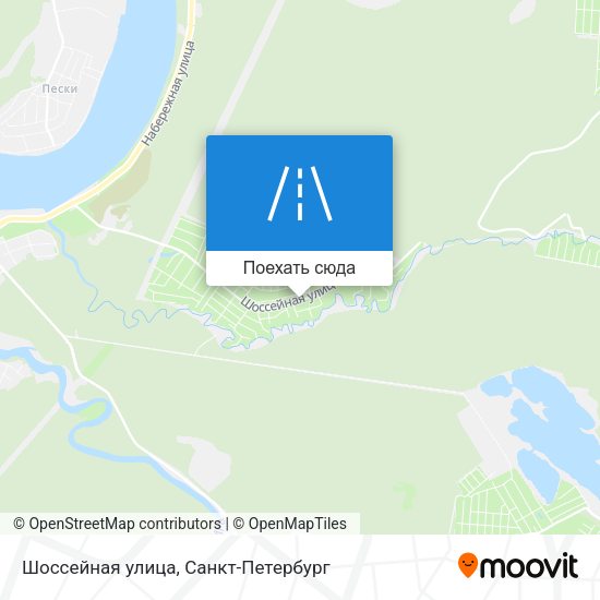 Карта Шоссейная улица