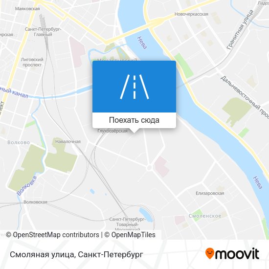 Карта Смоляная улица
