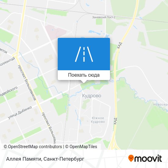 Карта Аллея Памяти