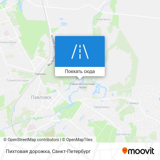 Карта Пихтовая дорожка
