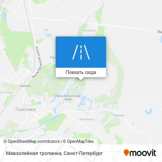 Карта Мавзолейная тропинка