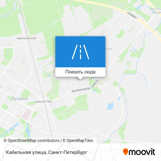 Карта Кабельная улица
