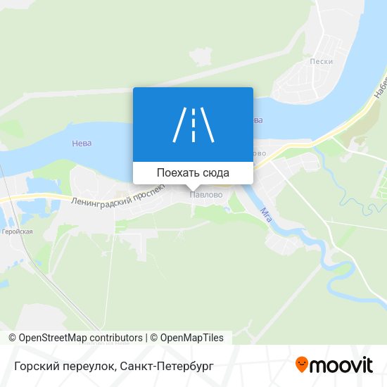 Карта Горский переулок