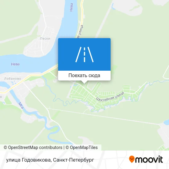 Карта улица Годовикова