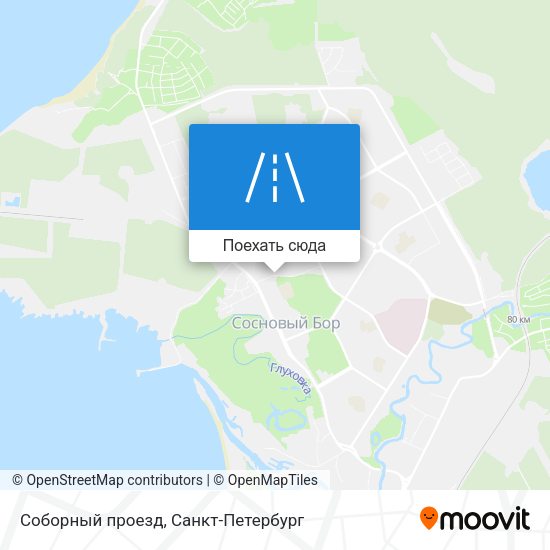 Карта Соборный проезд