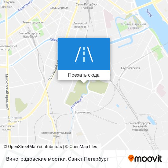 Карта Виноградовские мостки