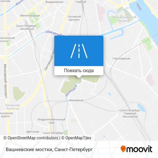 Карта Вашневские мостки