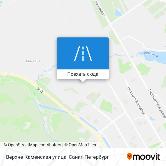 Карта Верхне-Каменская улица