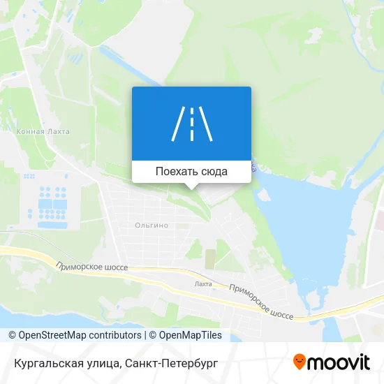 Карта Кургальская улица
