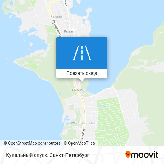 Карта Купальный спуск