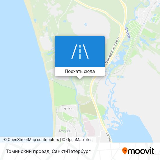 Карта Томинский проезд