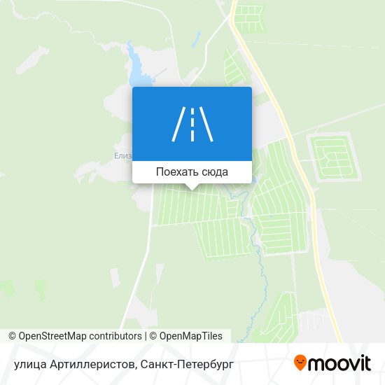 Карта улица Артиллеристов