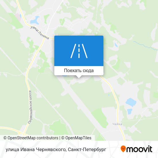 Карта улица Ивана Чернявского