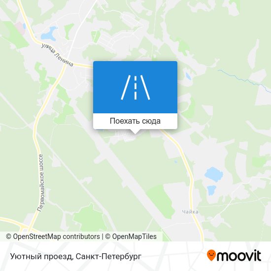 Карта Уютный проезд