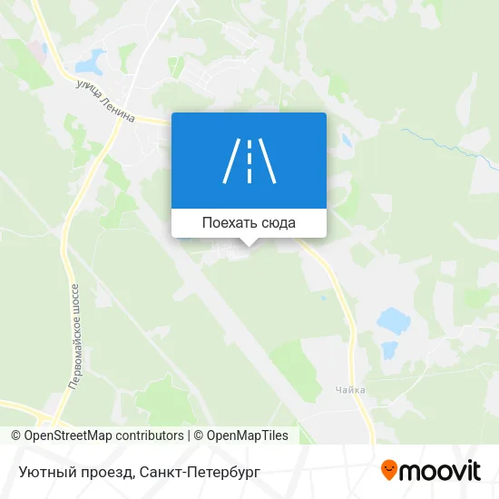 Карта Уютный проезд