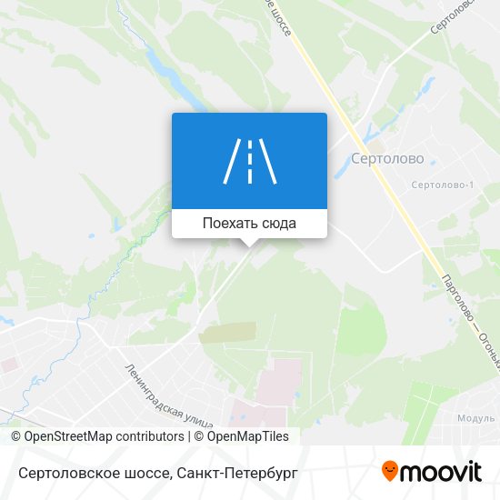 Карта Сертоловское шоссе