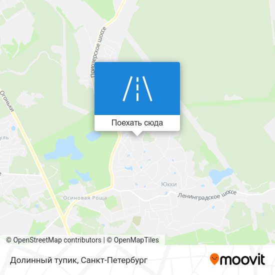 Карта Долинный тупик