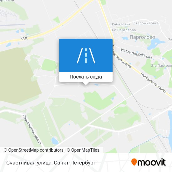 Карта Счастливая улица
