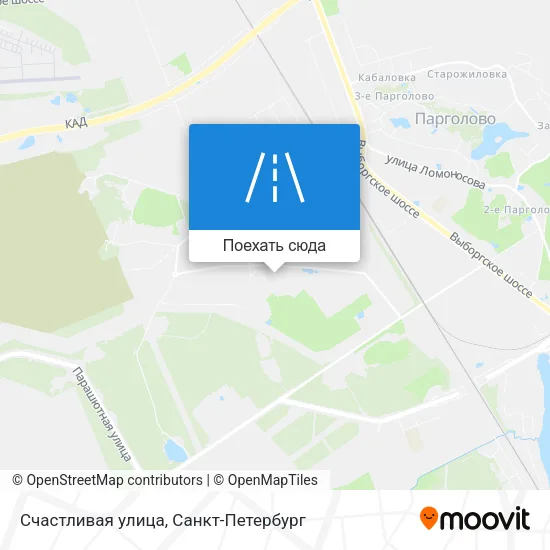 Карта Счастливая улица