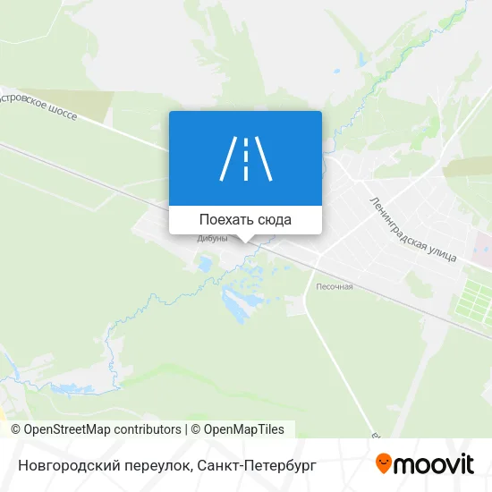 Карта Новгородский переулок