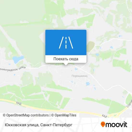 Карта Юкковская улица